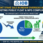 Indian Overseas Bank Stake Sale