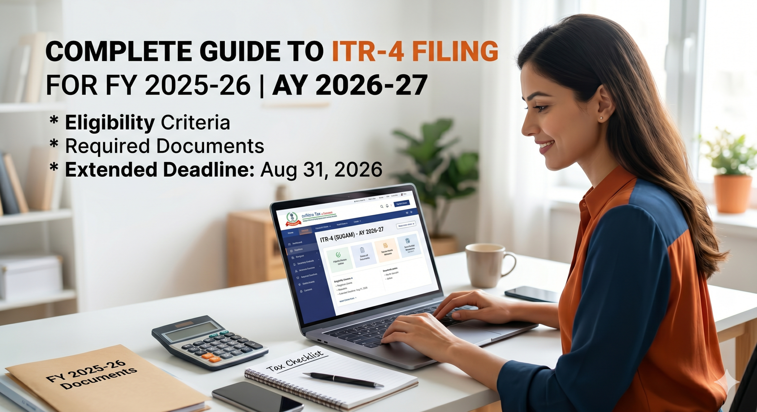 ITR-4 for FY 2025-26
