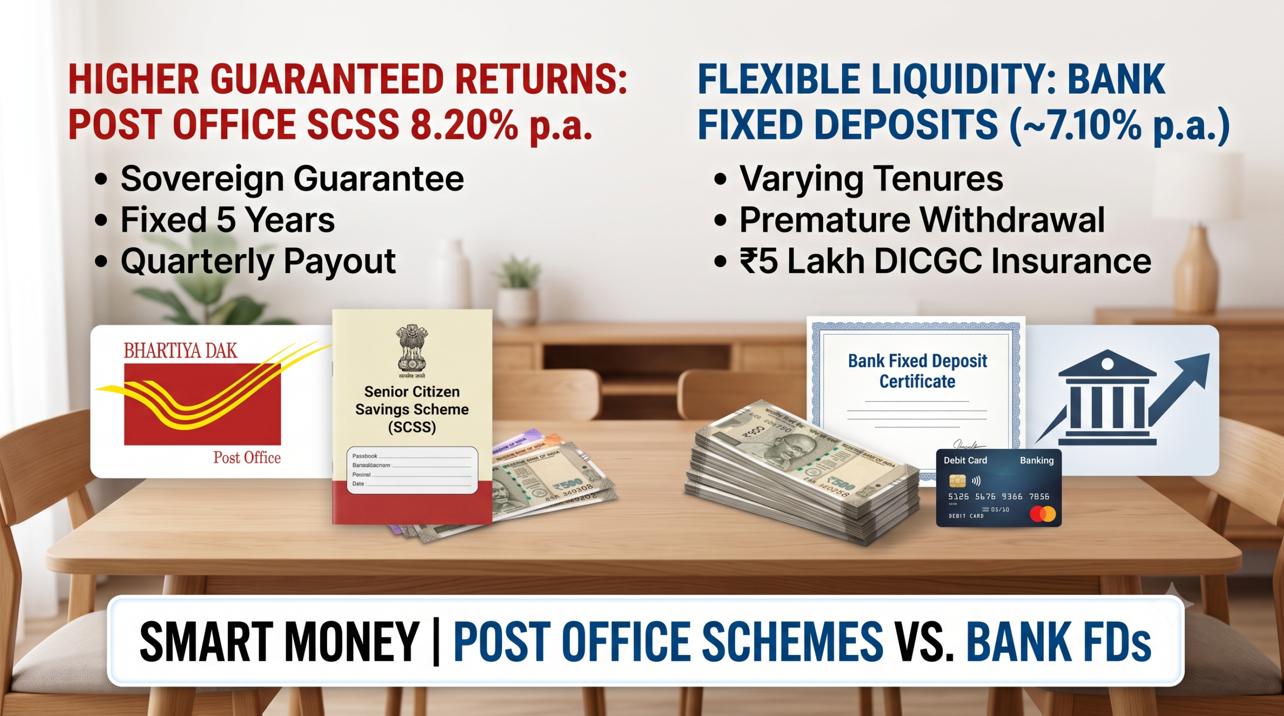 Post Office Schemes vs Bank FDs